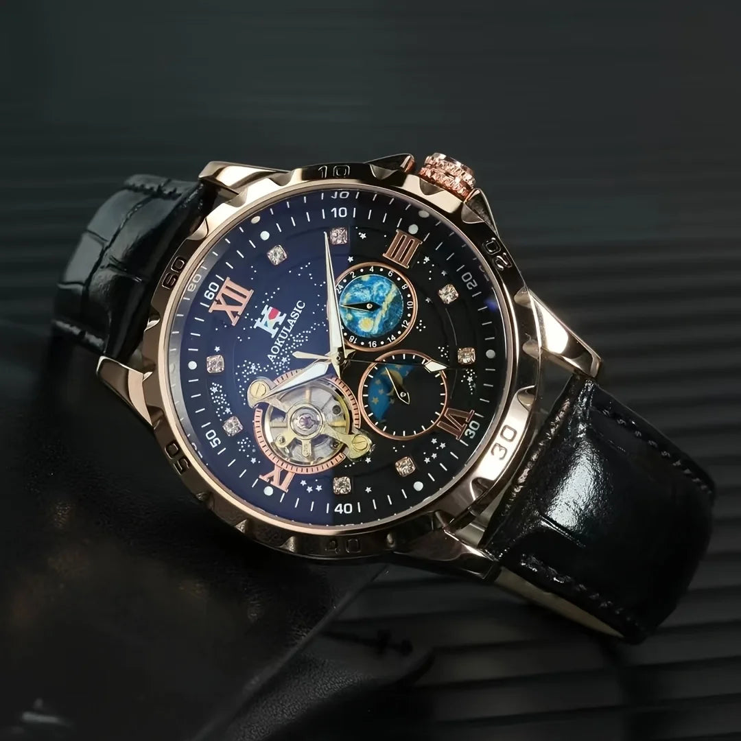 Skeleton Starry Sky Watch – AstroEdge™