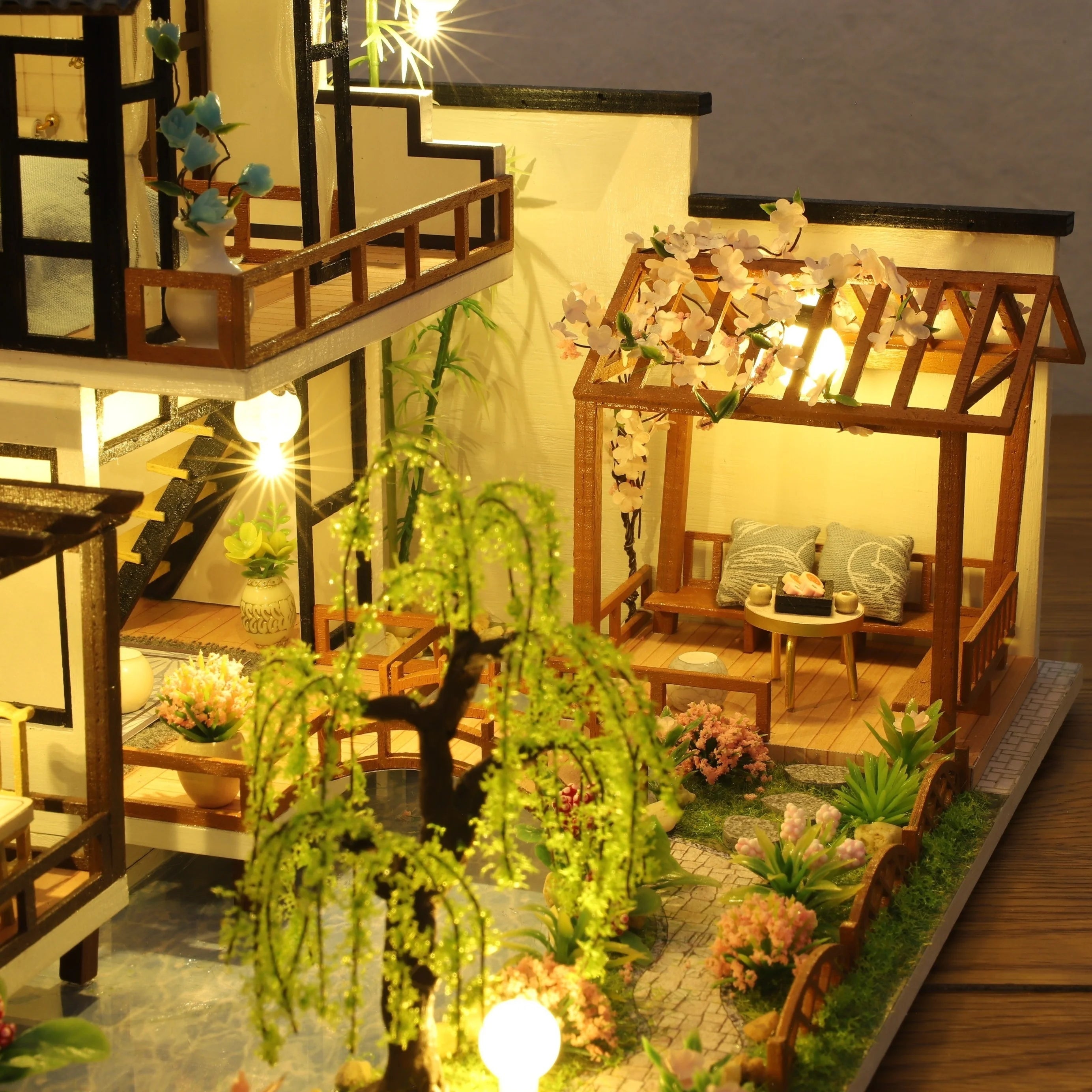DIY 3D Wooden Dollhouse Kit – Creative Puzzle Gift