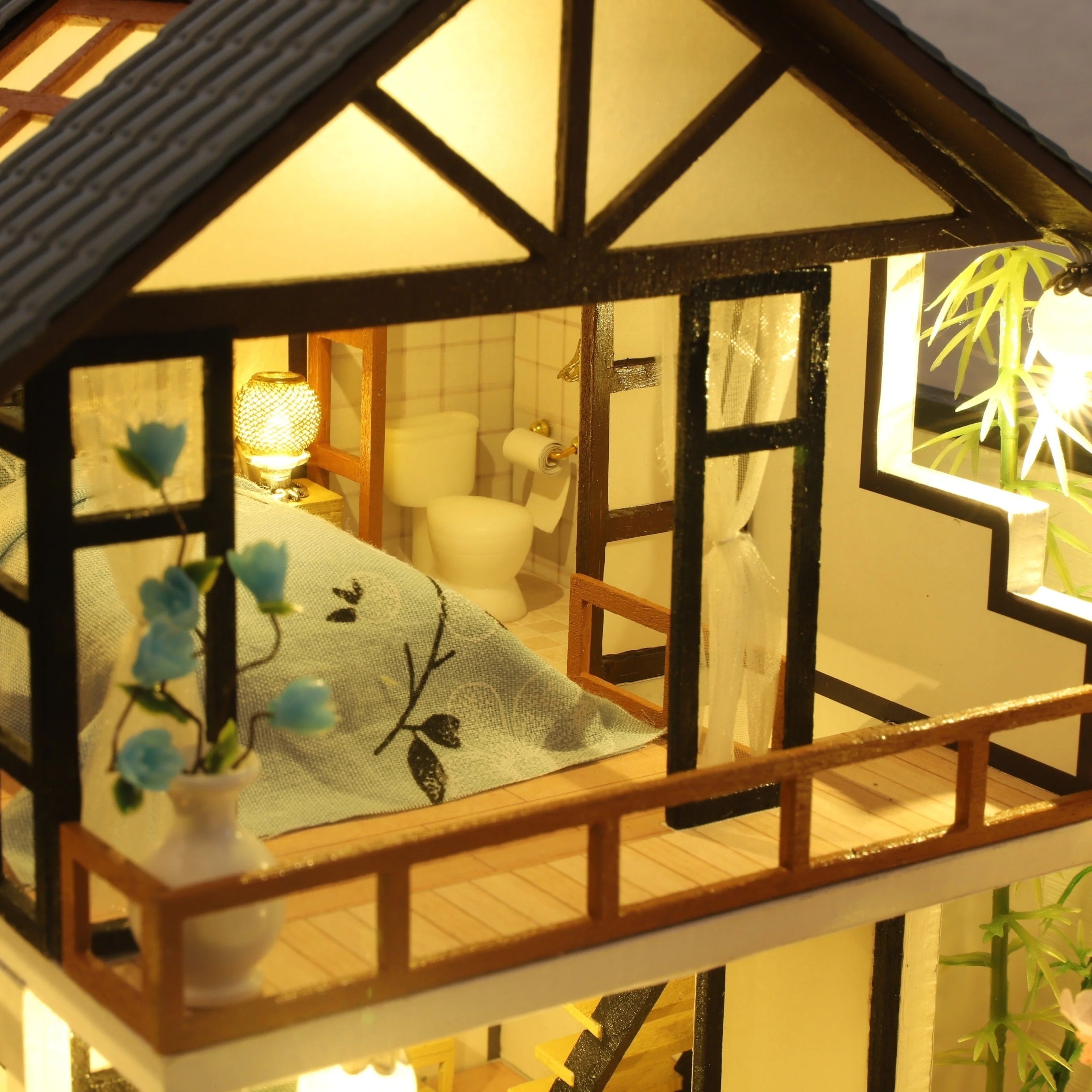 DIY 3D Wooden Dollhouse Kit – Creative Puzzle Gift