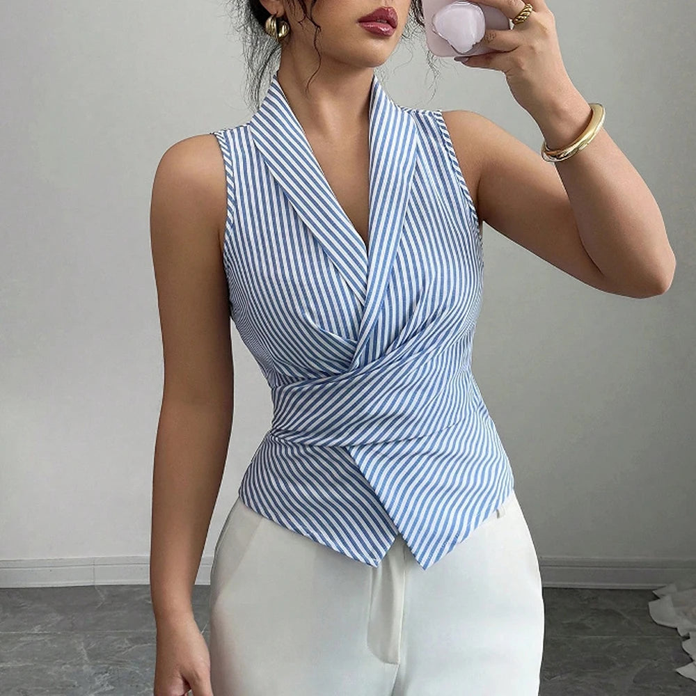 Lace-Up Charm Top – Selene™