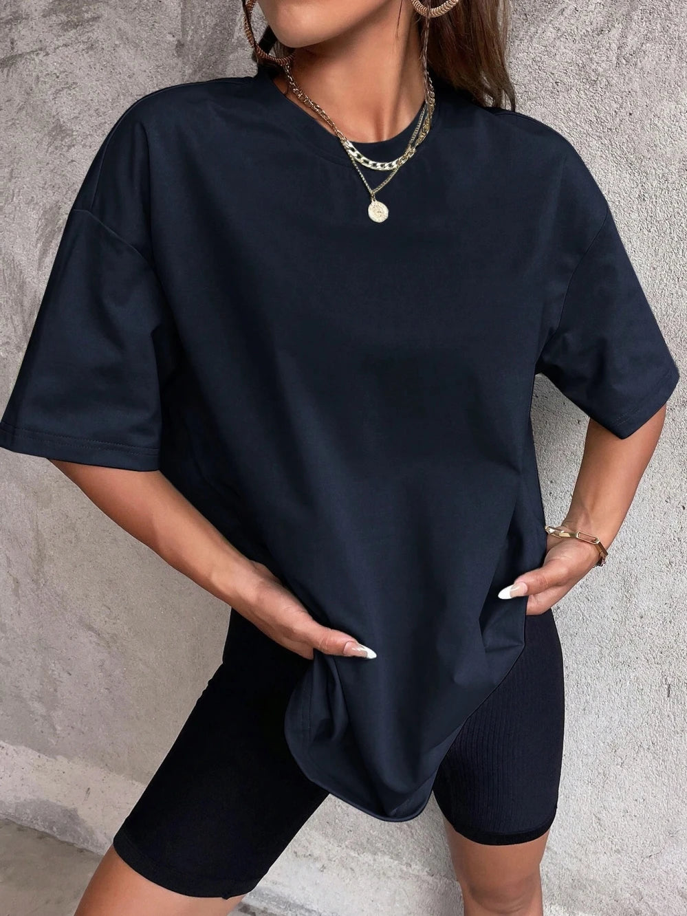 21 Color Solid Color Summer 100% Cotton Womens T Shirt Sport Multicolor T-Shirts Loose Casual Short Sleeve Unisex Fashion Tops